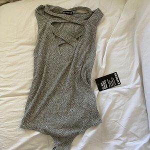 Grey bodysuit